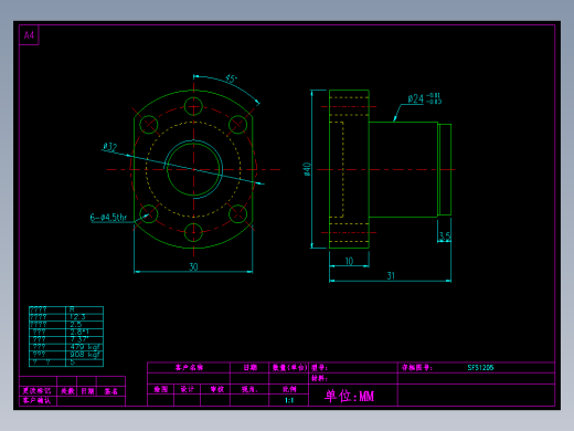 山云日尚SYS滚珠丝杠SFS1205.dwg