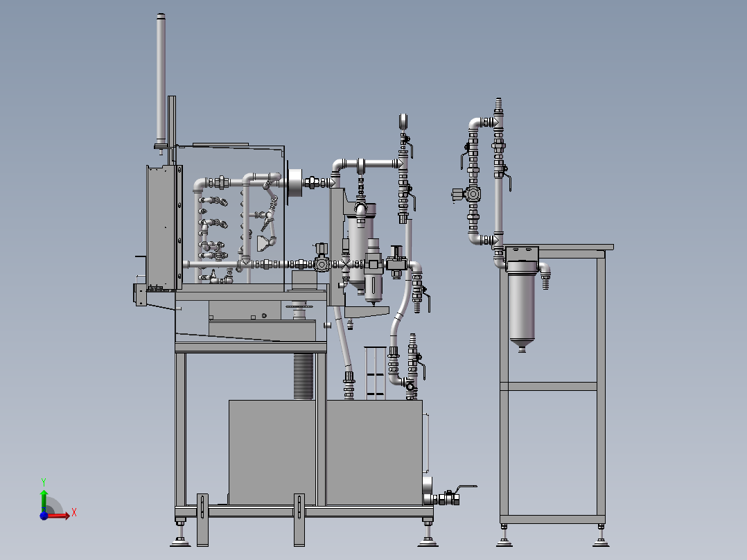 汽车清洗设备前视图