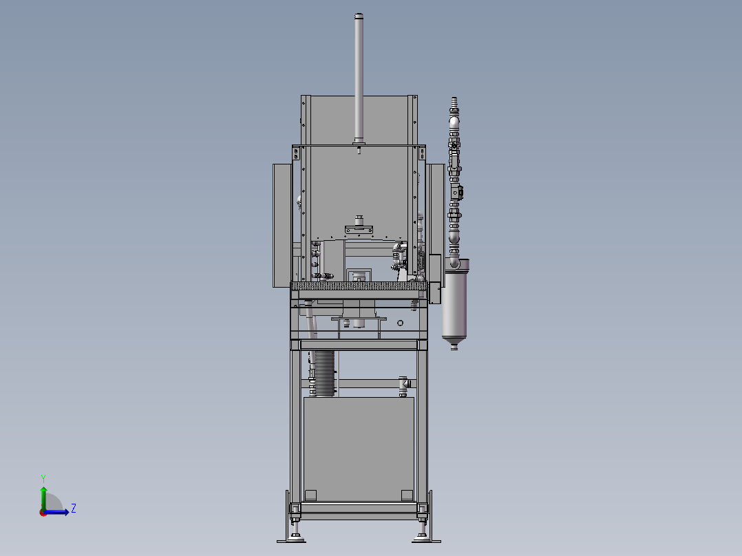 汽车清洗设备左视图
