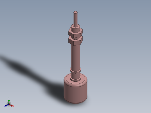 液位浮球正等轴测缩略图