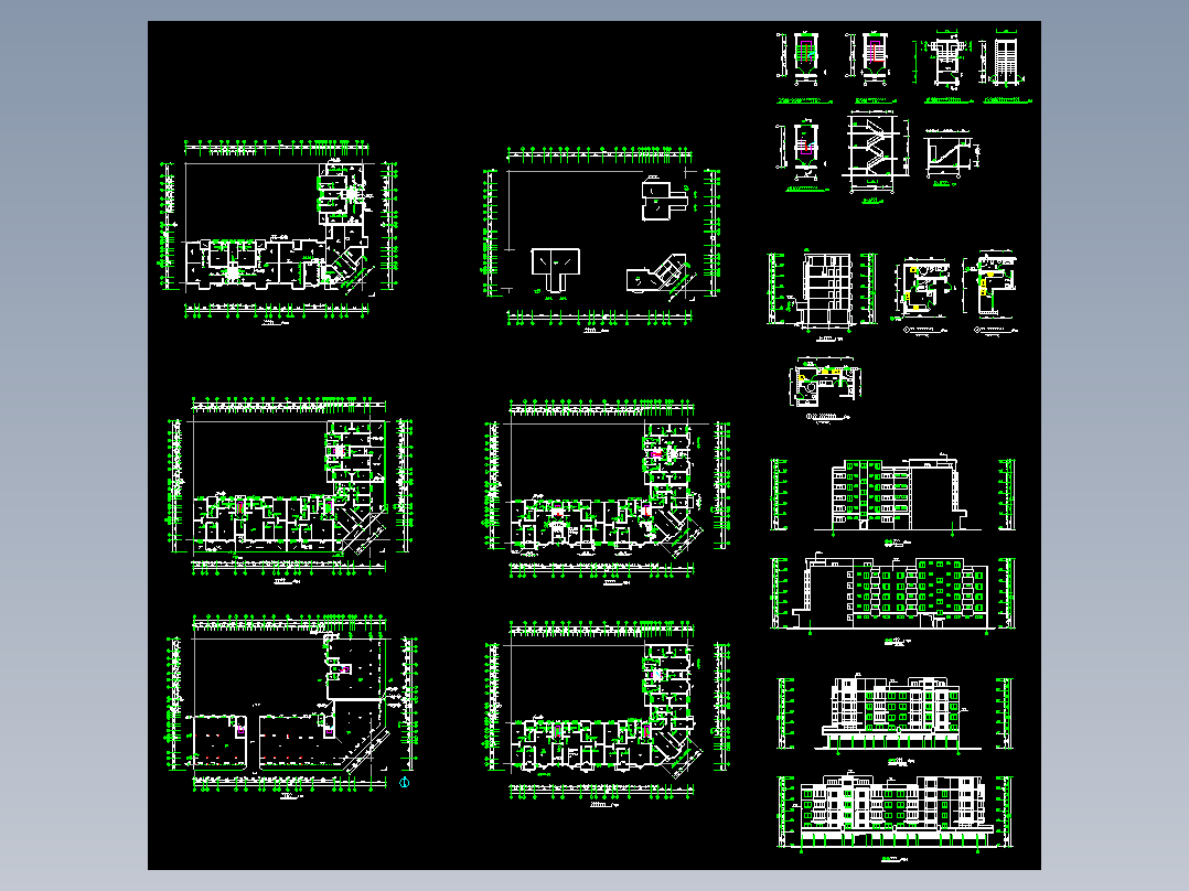 经典住宅建筑施工图纸