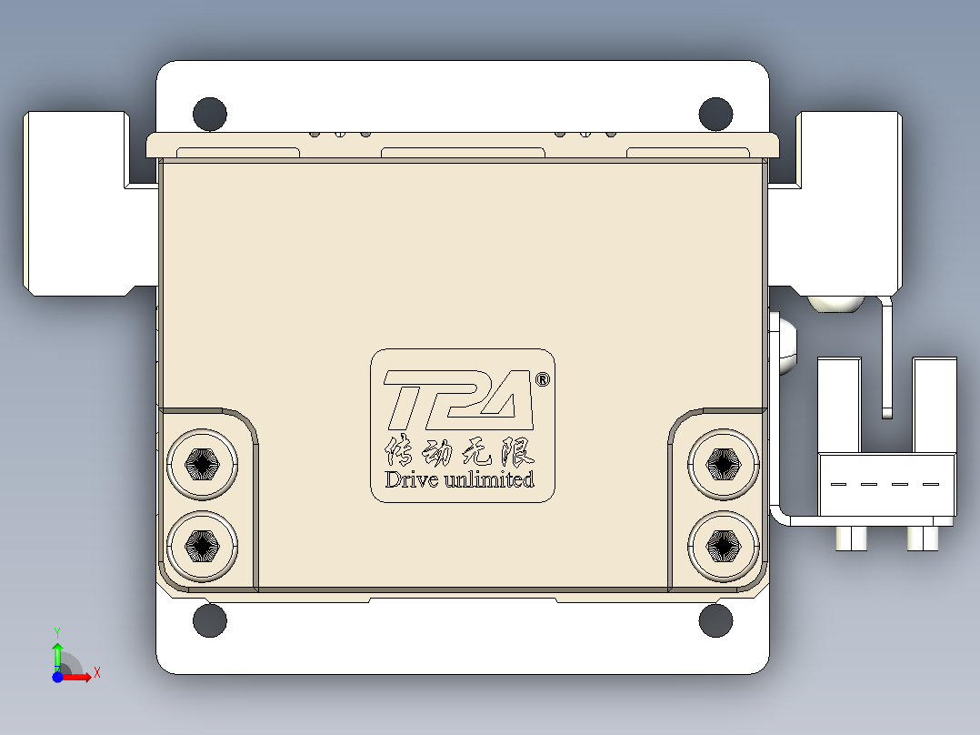 TPA-KNR-60E-1205C-L650A1-M-P40-N3线性模块铝制底座前视图