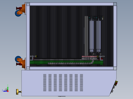 钣金压平卷弯机器sw18可编辑右视缩略图