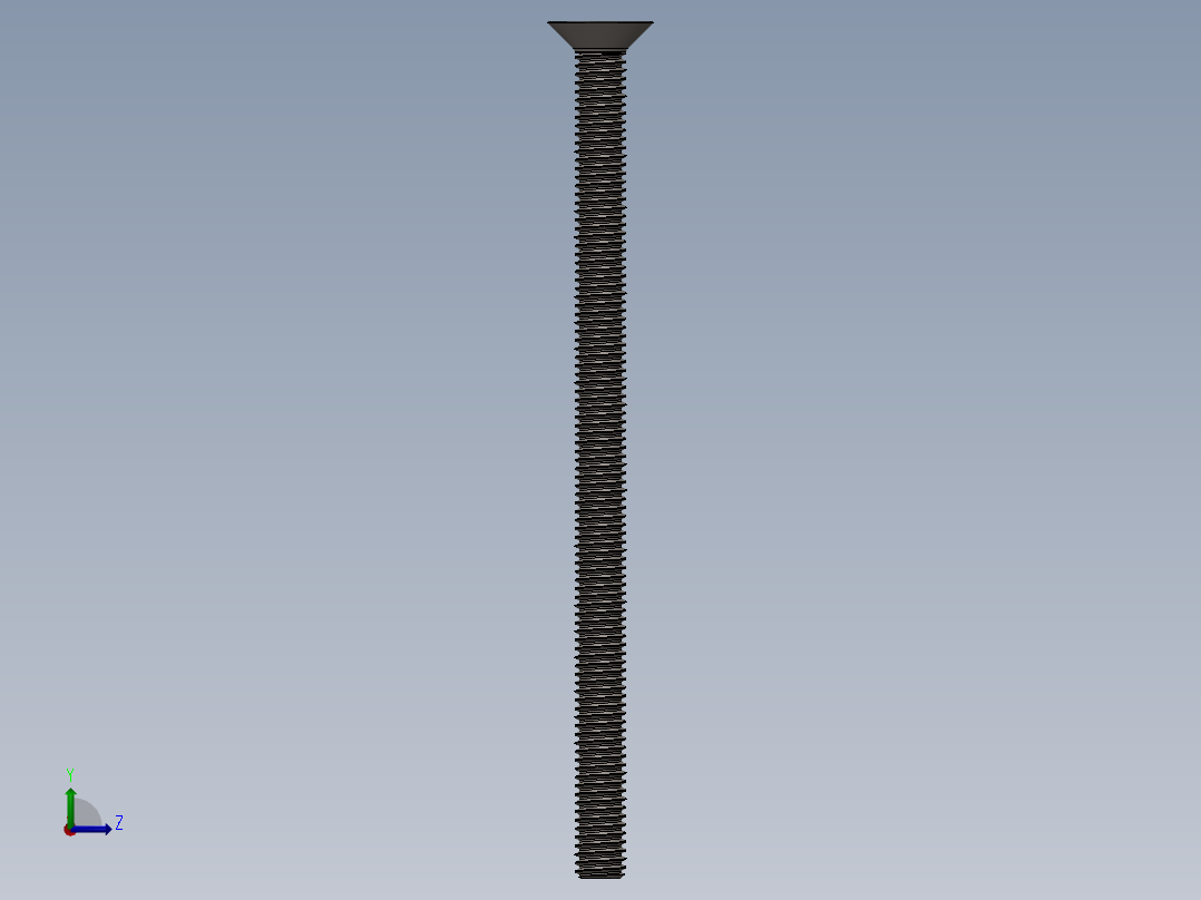 Screw_ISO_10642_M6x100_A2.SLDPRT左视图