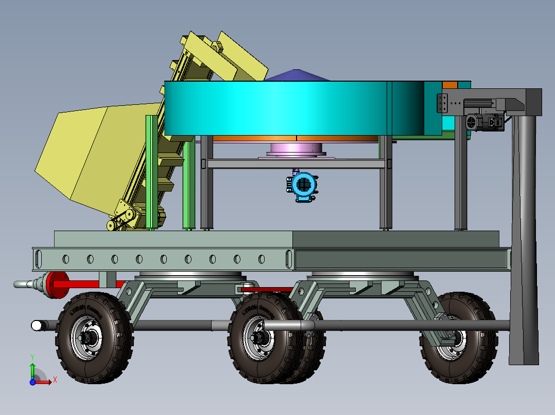 1大蒜正芽播种机前视图