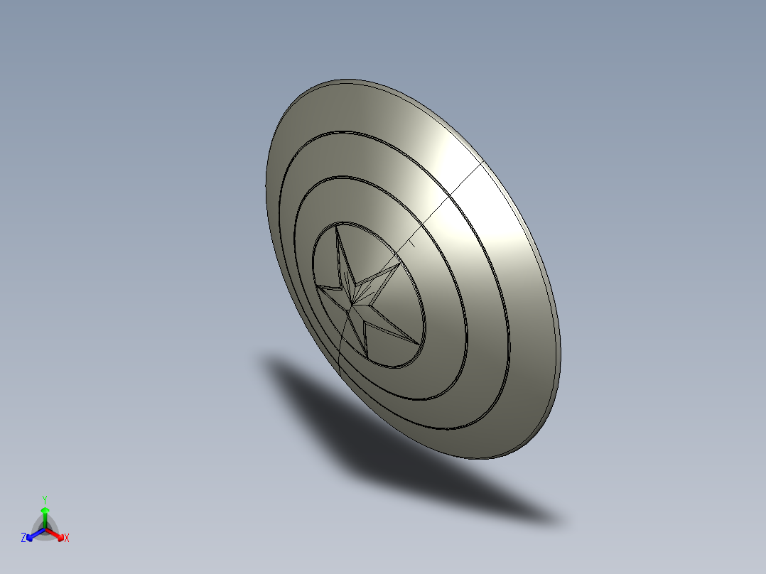 盾牌(11)正等轴测图