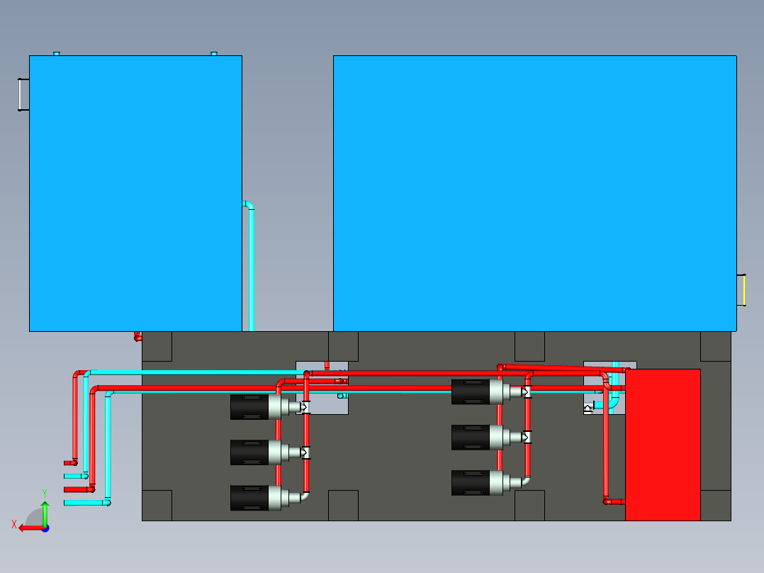 B2003946-水处理 - 冷却系统后视图