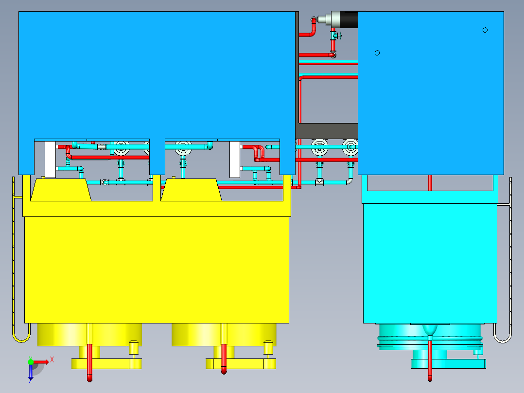 B2003946-水处理 - 冷却系统俯视图