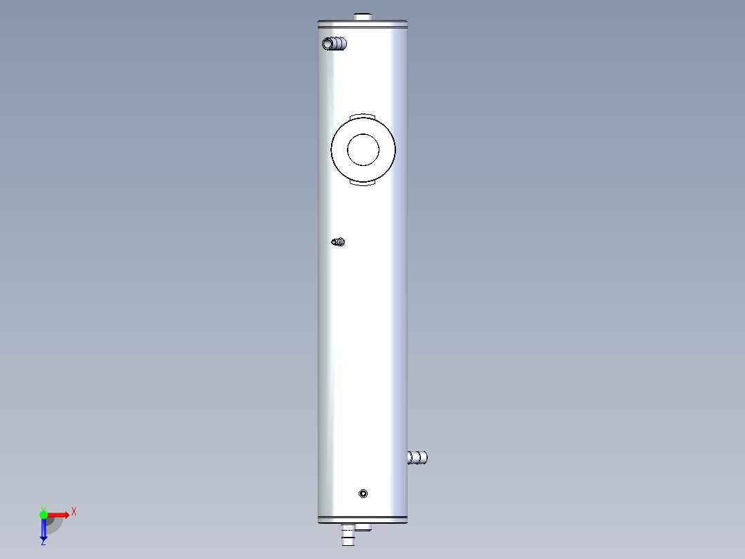 一种医疗用负压真空罐俯视图
