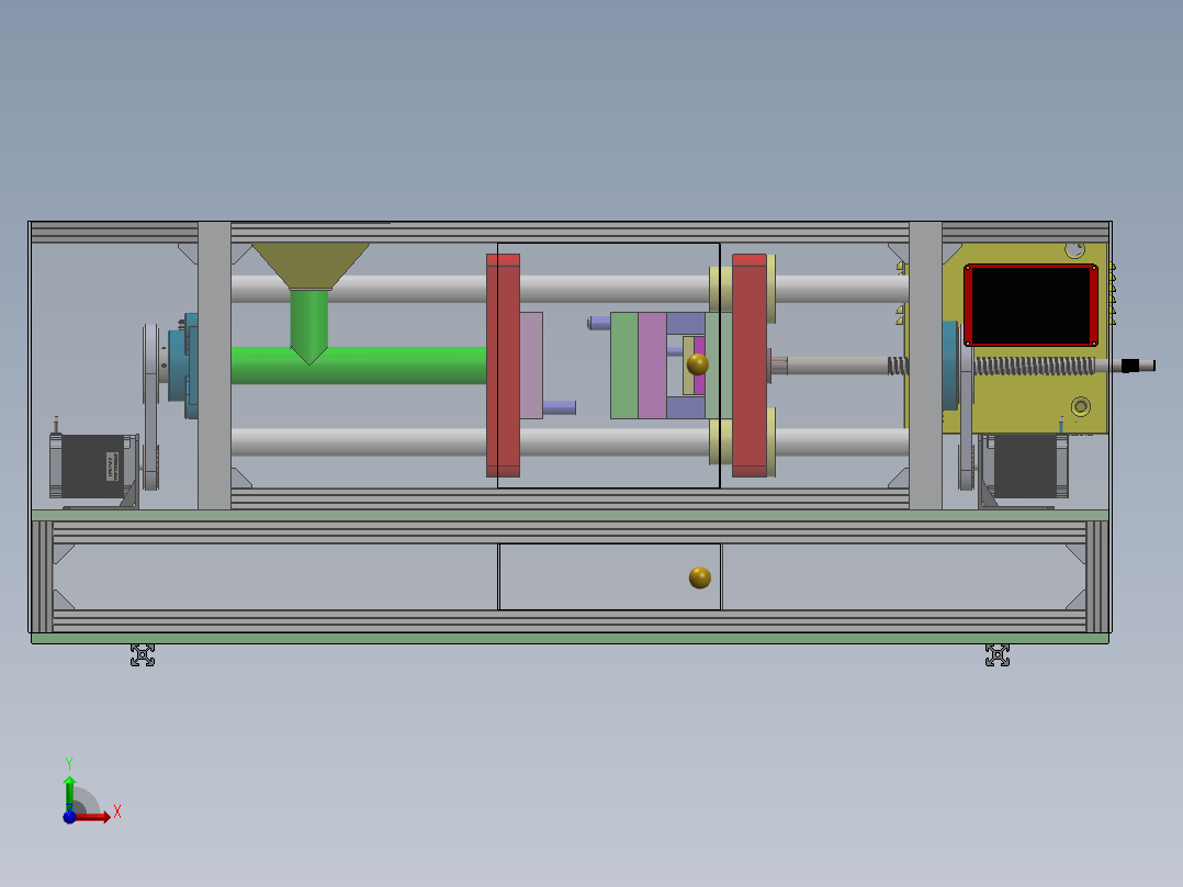 注塑模具、模具(30)前视图