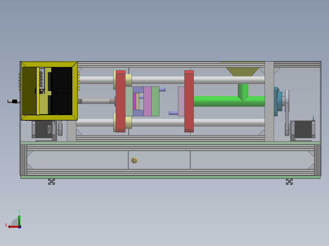 注塑模具、模具(30)后视图