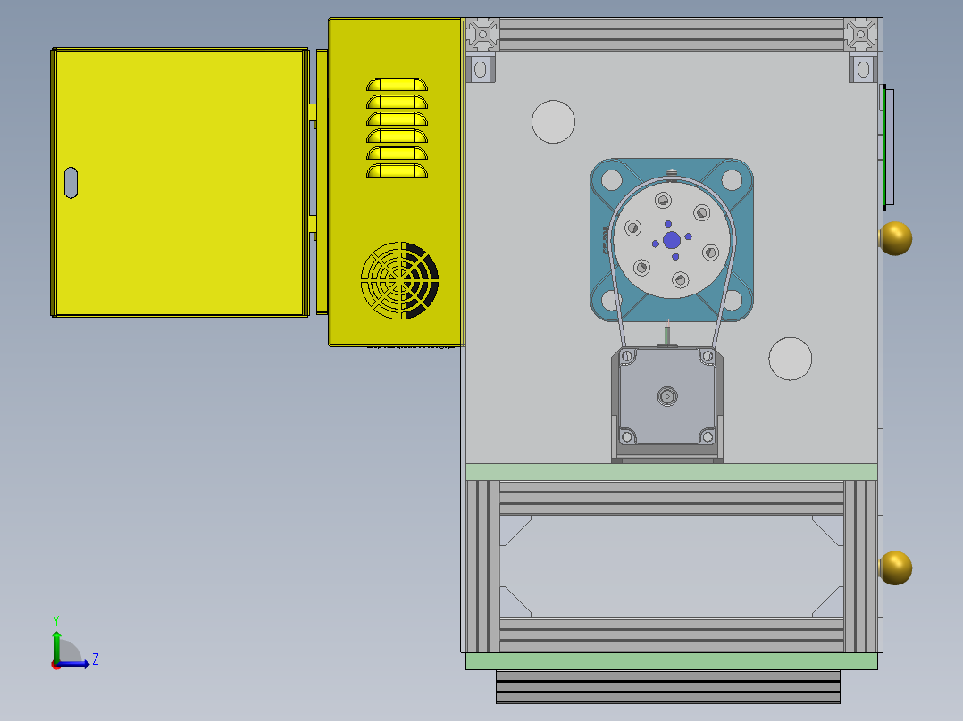注塑模具、模具(30)左视图