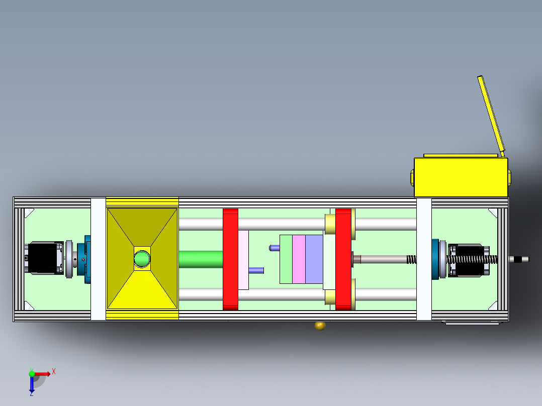 注塑模具、模具(30)俯视图