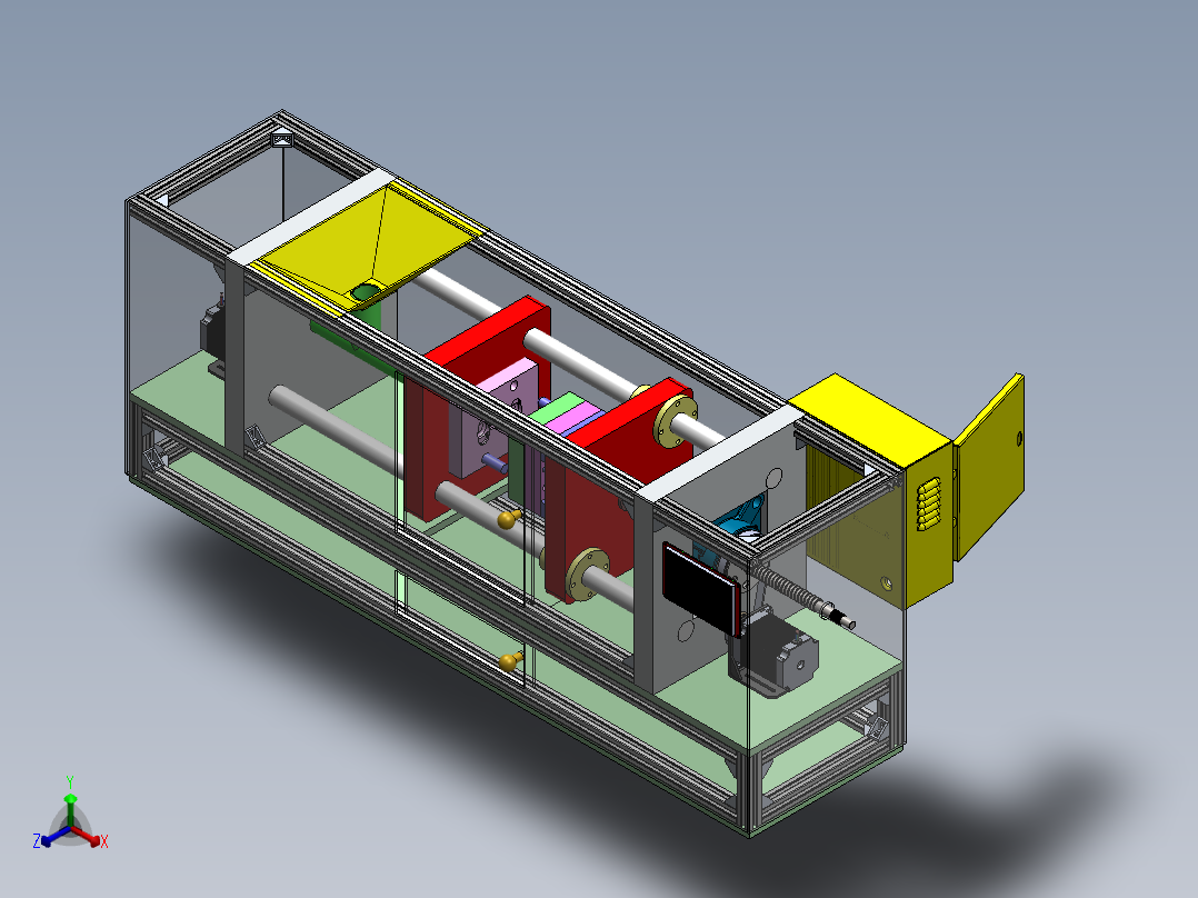 注塑模具、模具(30)正等轴测图