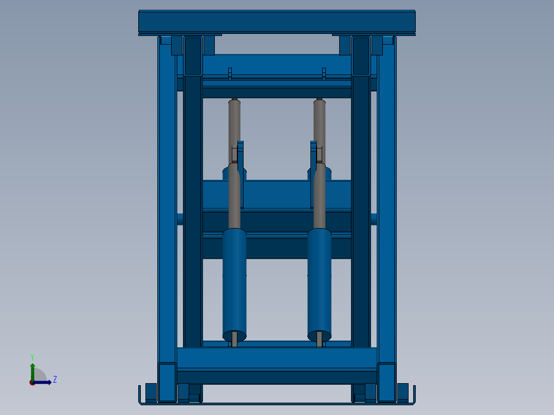 剪叉式升降机 、升降机(66)左视图