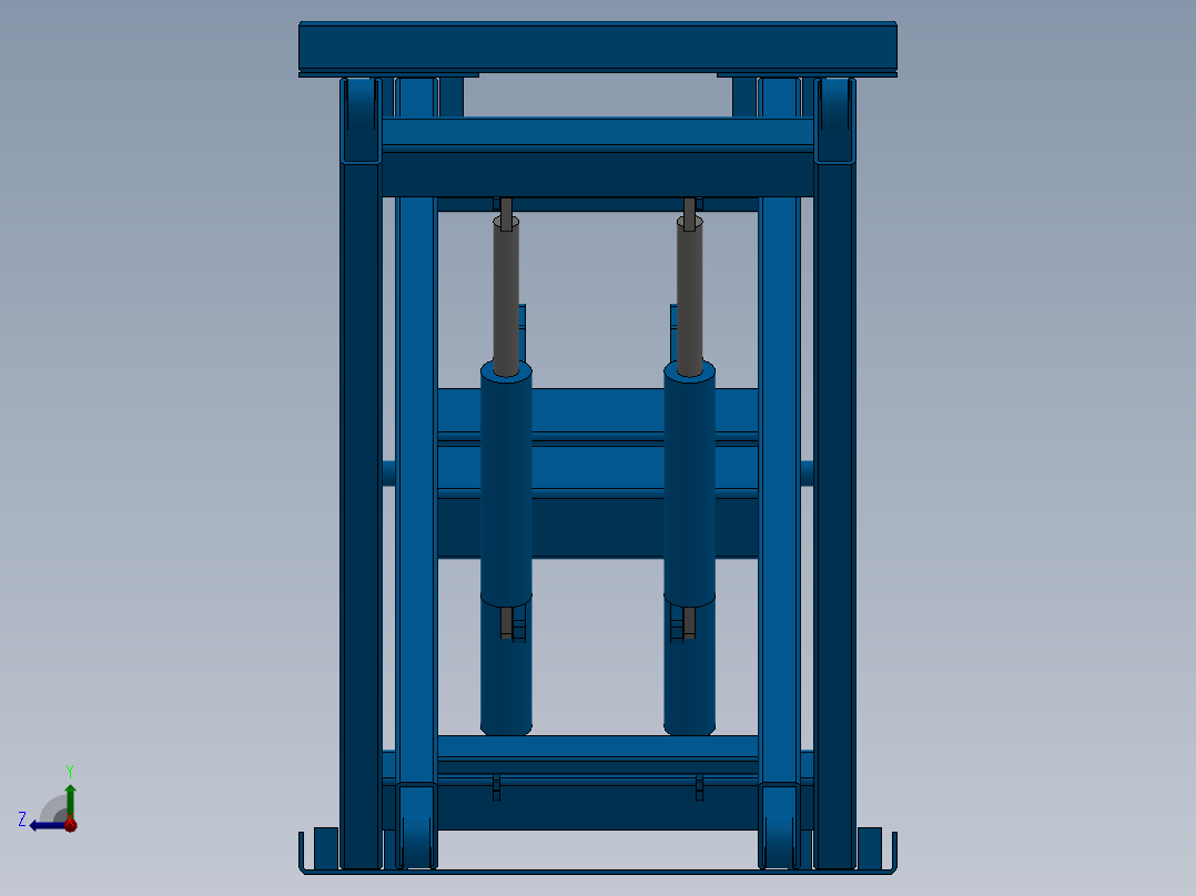 剪叉式升降机 、升降机(66)右视图
