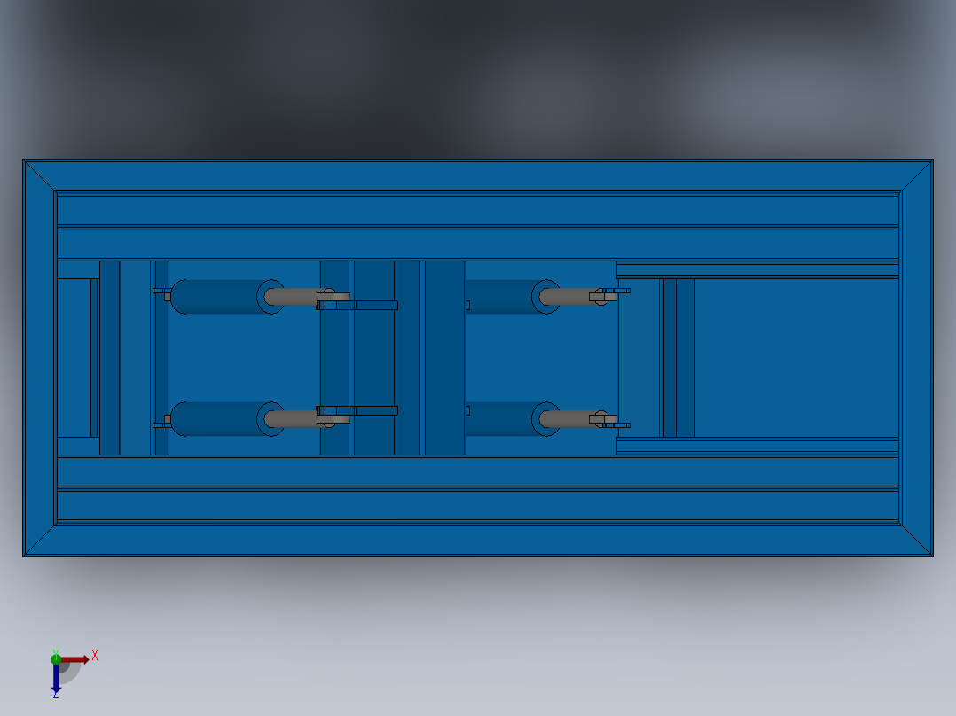 剪叉式升降机 、升降机(66)俯视图