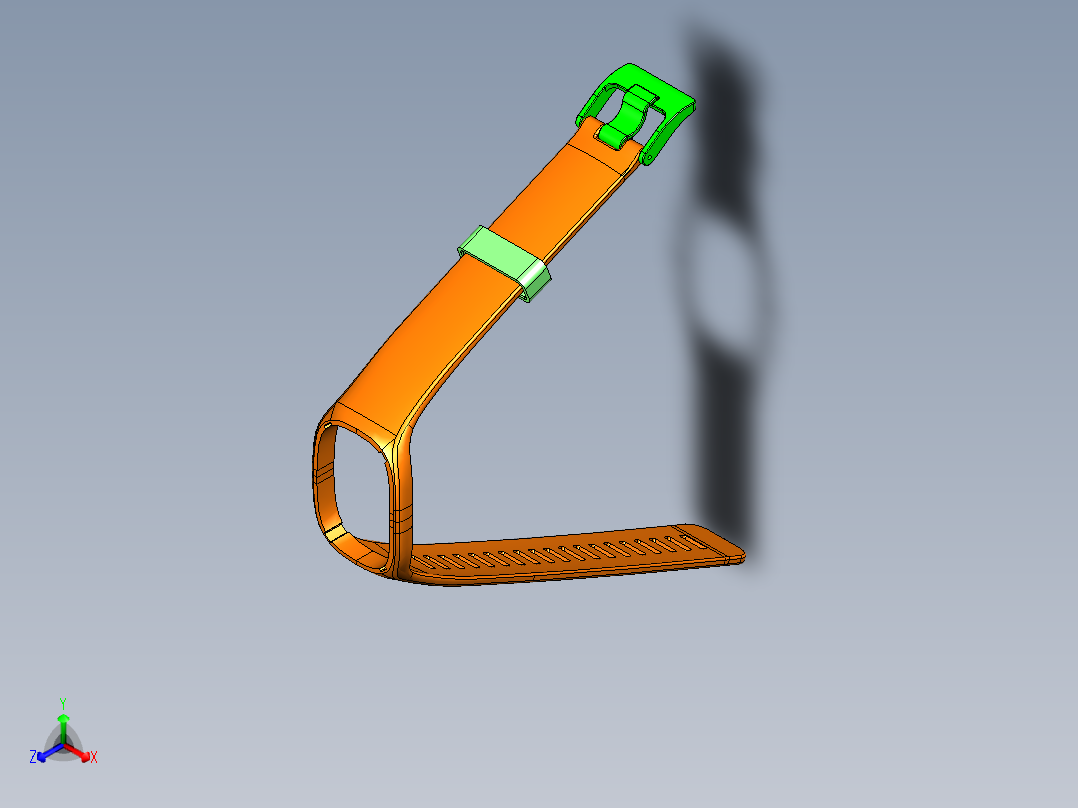 表带3D正等轴测图