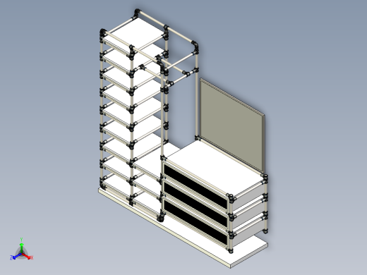 B2004054-橱柜正等轴测缩略图