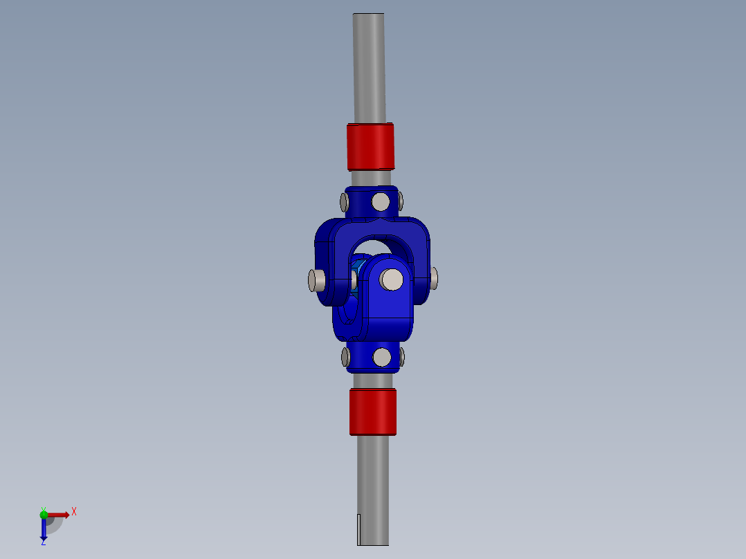 万向节(48)俯视图