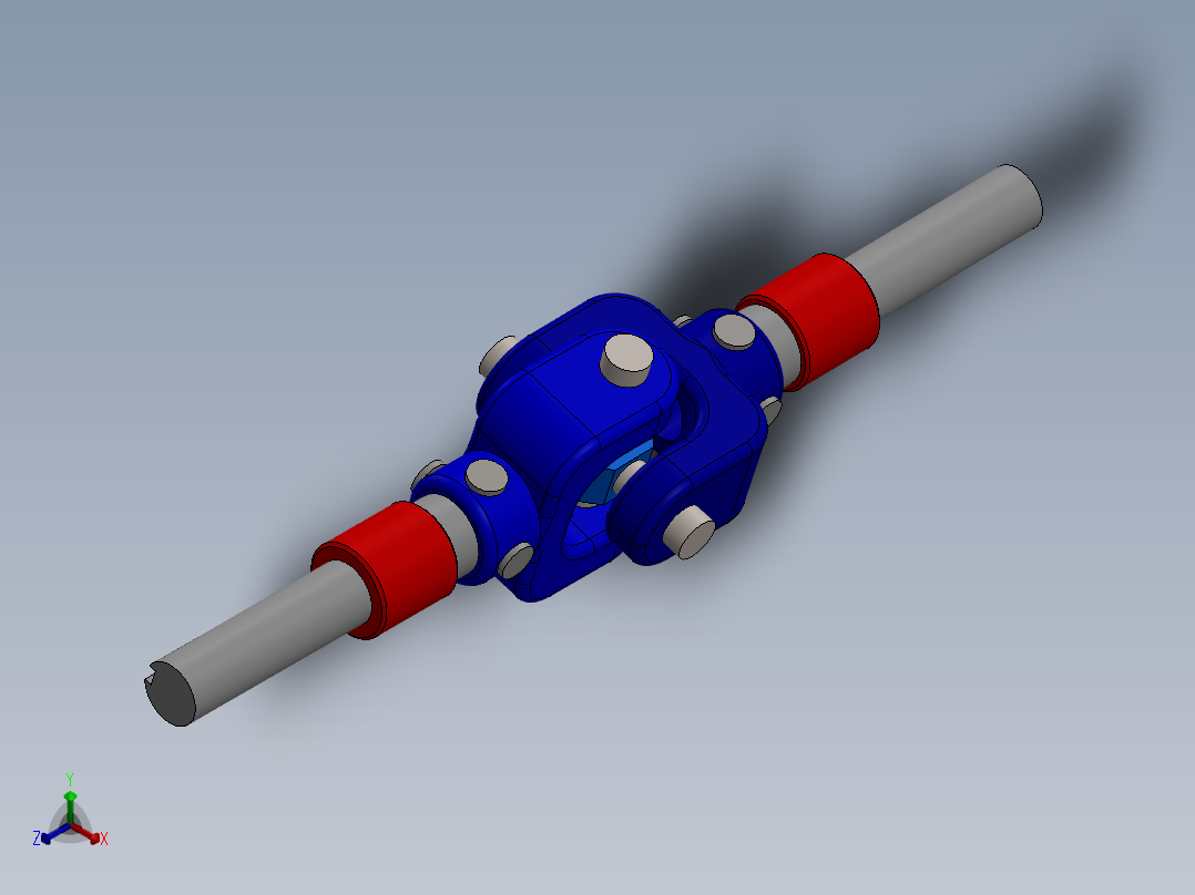 万向节(48)正等轴测图