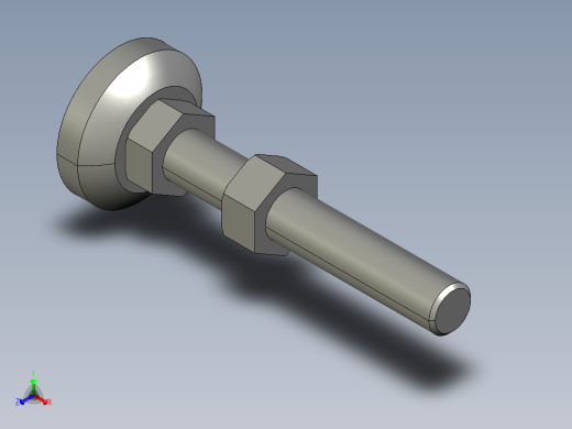脚杯FJFN20-130正等轴测缩略图
