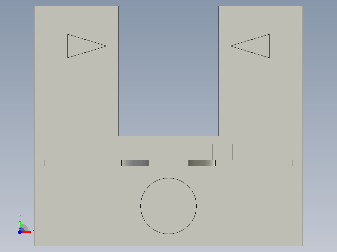 传感器 欧姆龙EE_SX951_R前视图