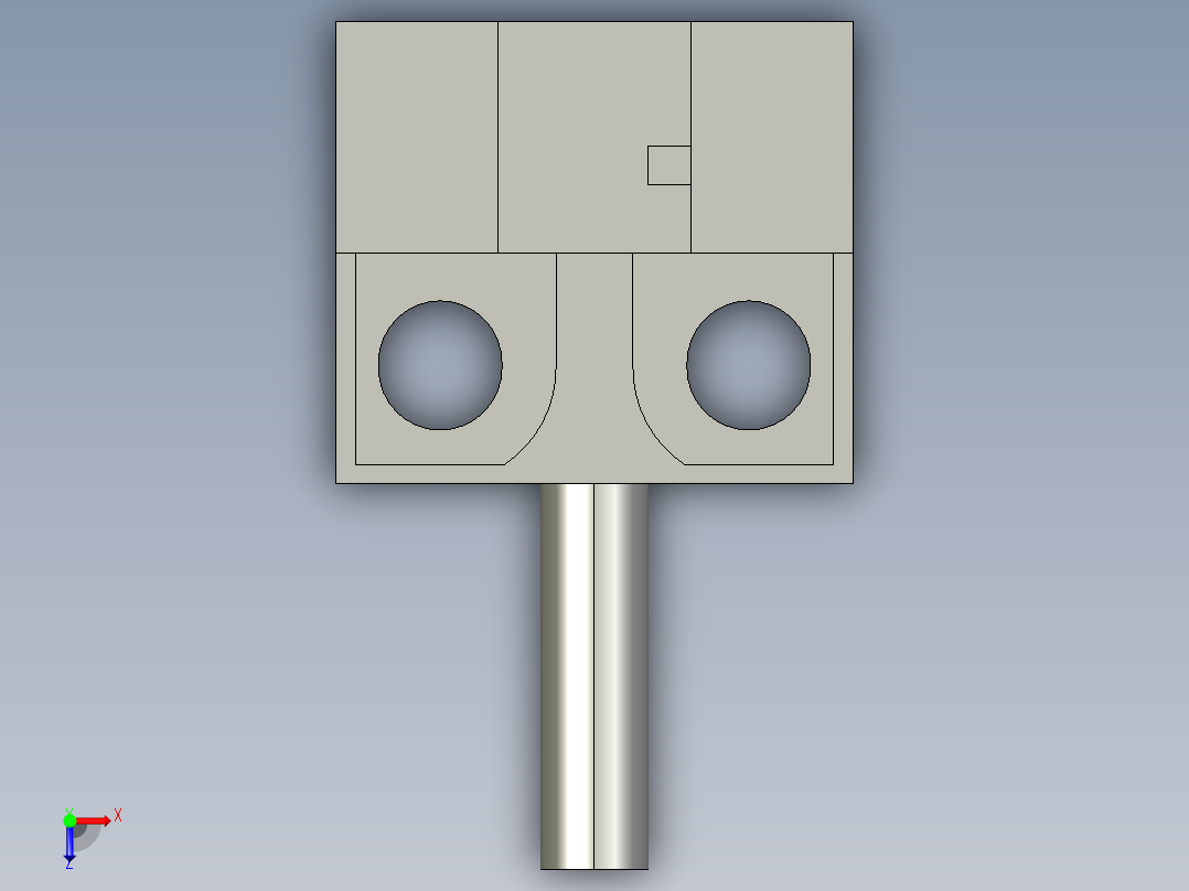 传感器 欧姆龙EE_SX951_R俯视图