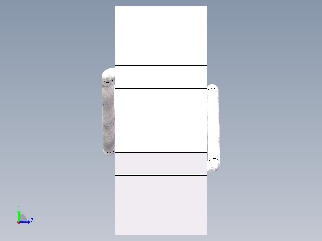 扭簧木夹左视图