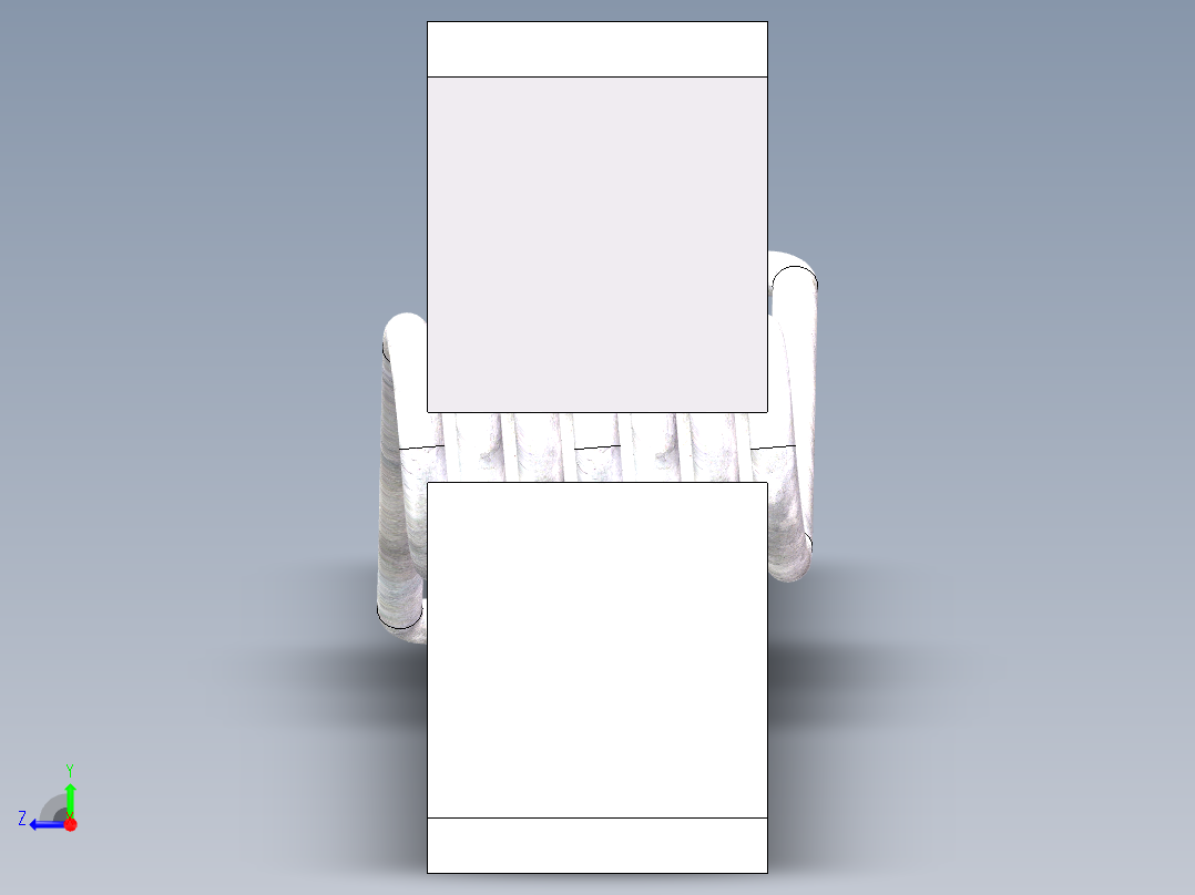 扭簧木夹右视图