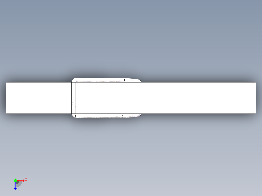 扭簧木夹俯视图