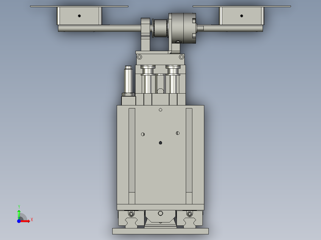 旋转1d组件前视图