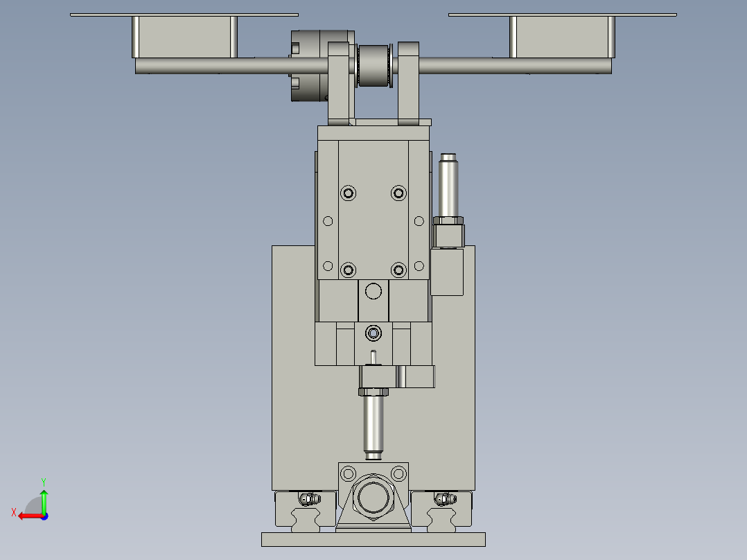 旋转1d组件后视图