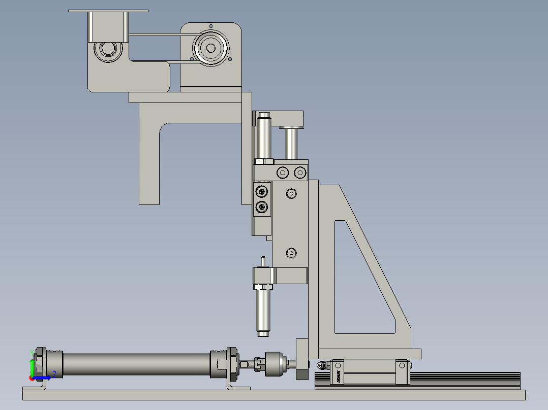 旋转1d组件左视图