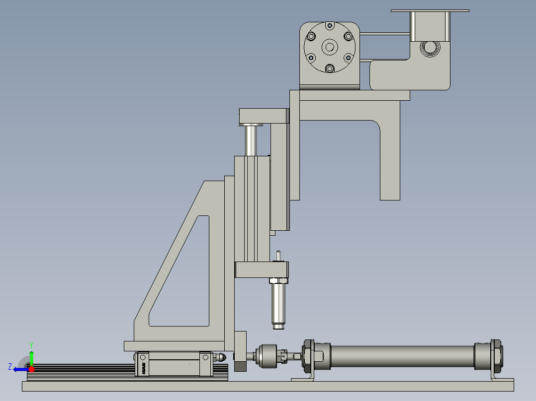 旋转1d组件右视图