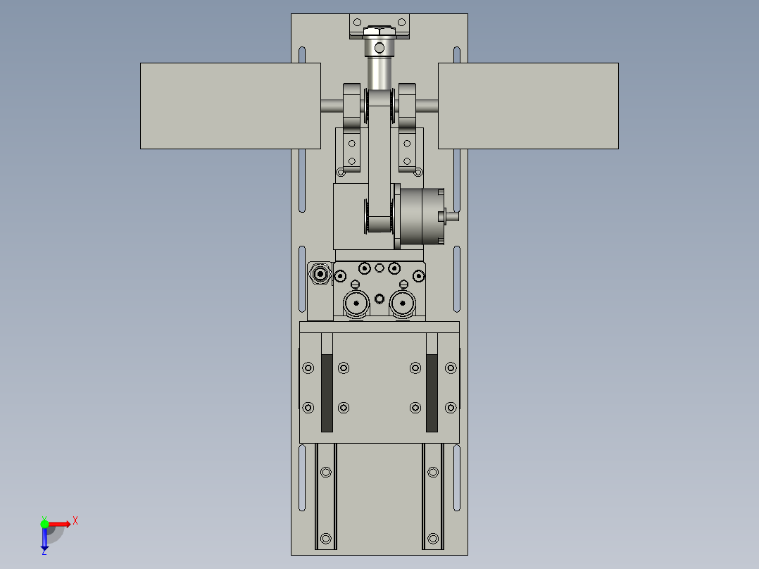 旋转1d组件俯视图