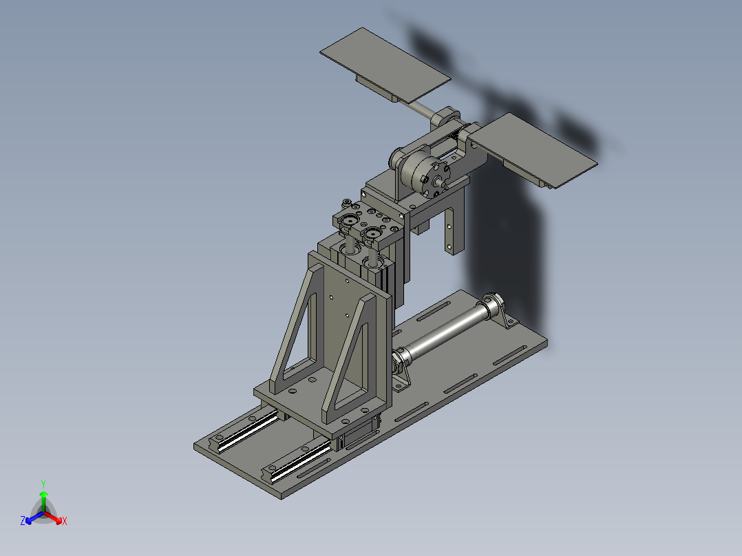 旋转1d组件正等轴测图