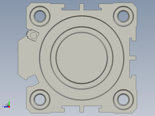 Y-亚德客气缸--ACQ40x50S(0)+(CS1-G-1)右视缩略图