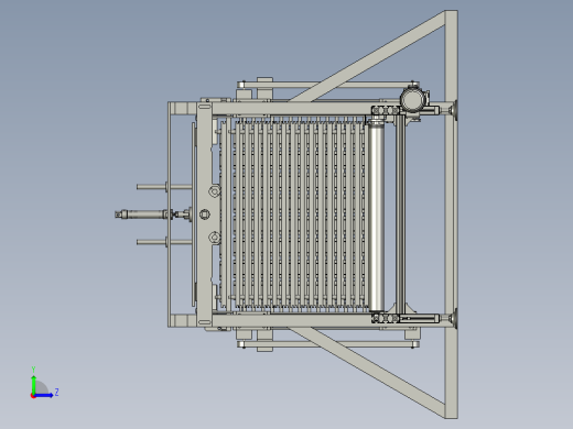 电机线升降供料机构DLDAM左视缩略图
