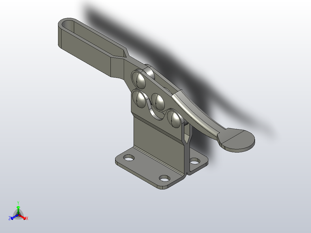 快速钳夹系列 HS-201bhb主视图