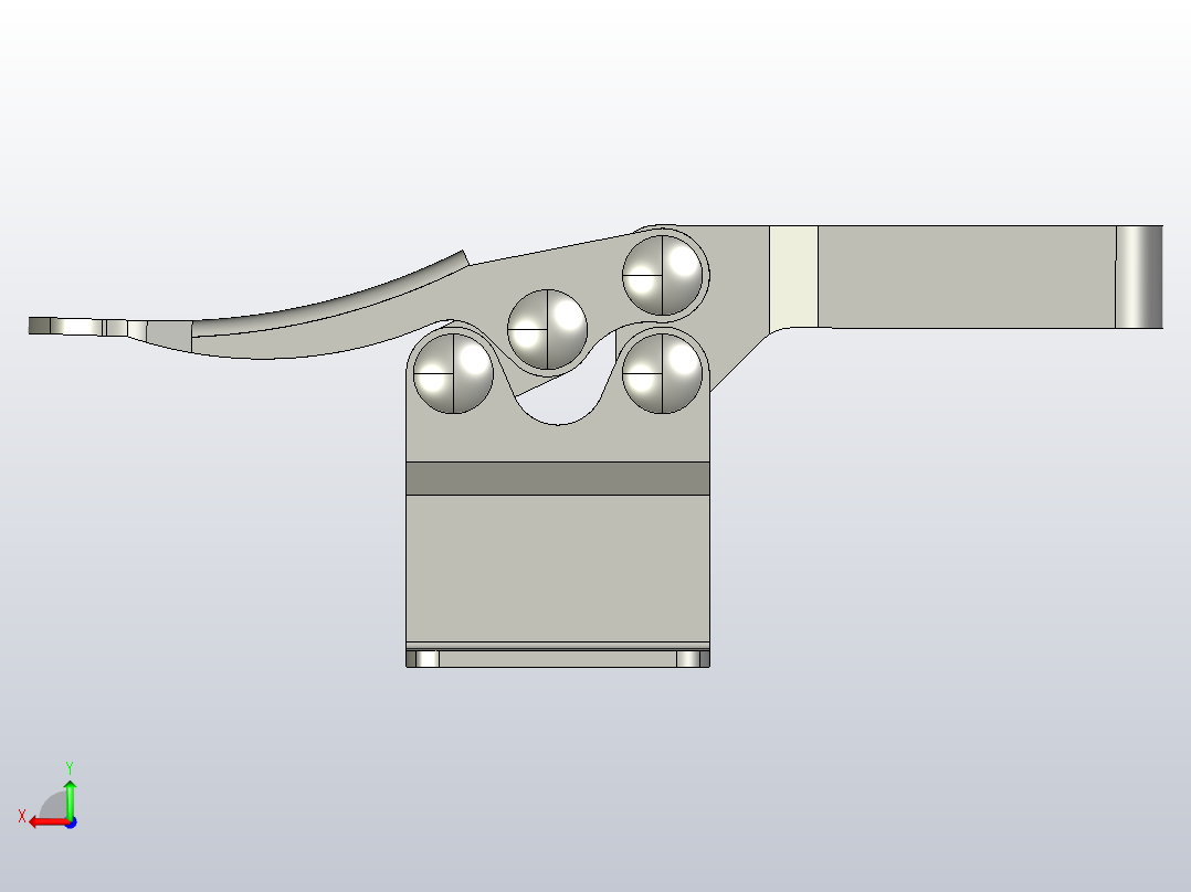快速钳夹系列 HS-201bhb后视图