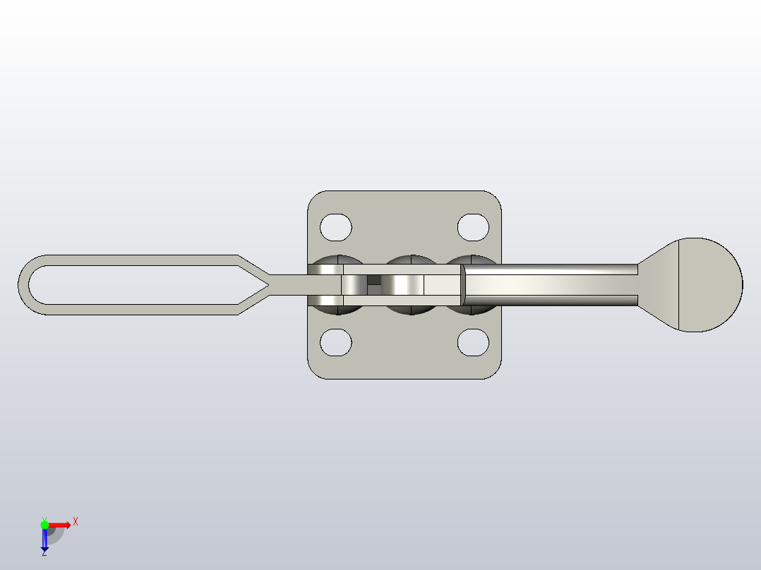 快速钳夹系列 HS-201bhb俯视图