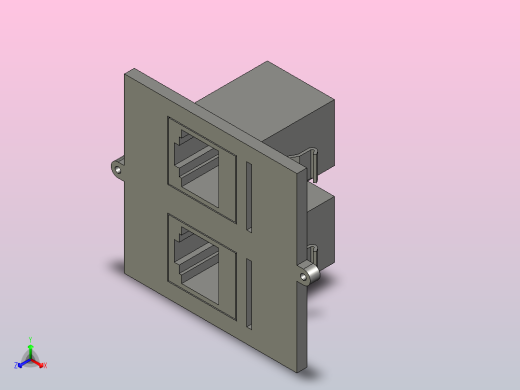 布线板插入件RJ45