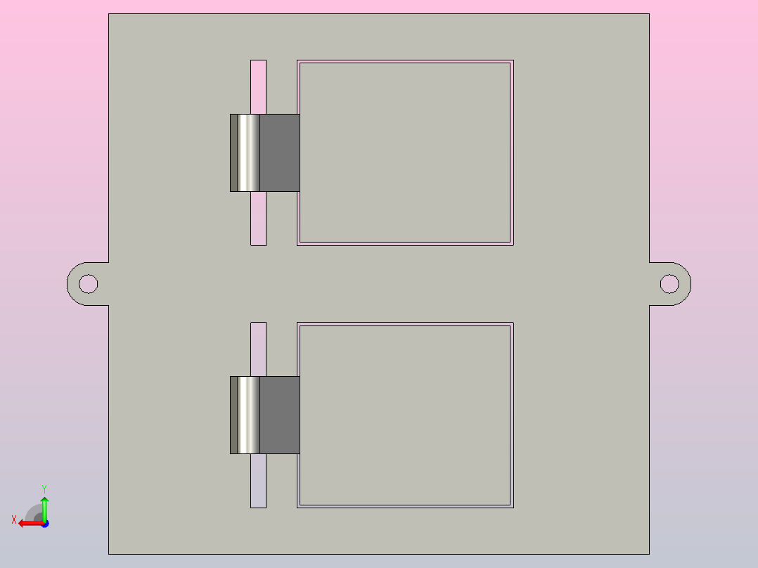 布线板插入件RJ45后视图