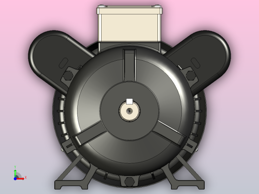 2HP单相电动机前视缩略图