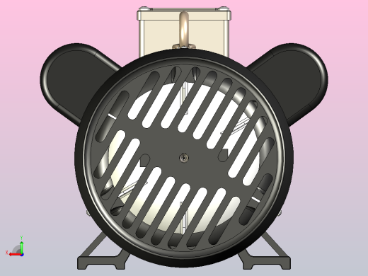 2HP单相电动机后视缩略图