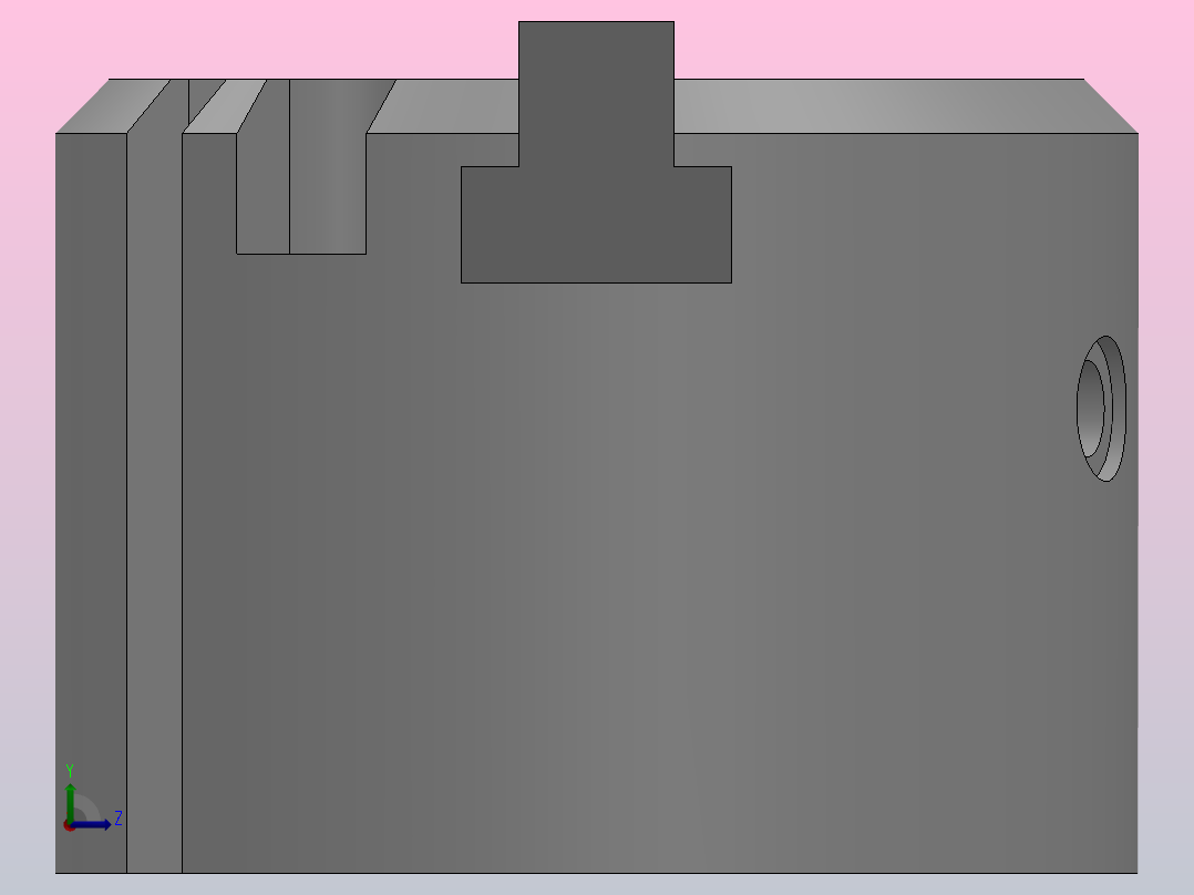 MHS2-（32～40D）系列气爪（平行开闭型）[MHS2-32D]左视图