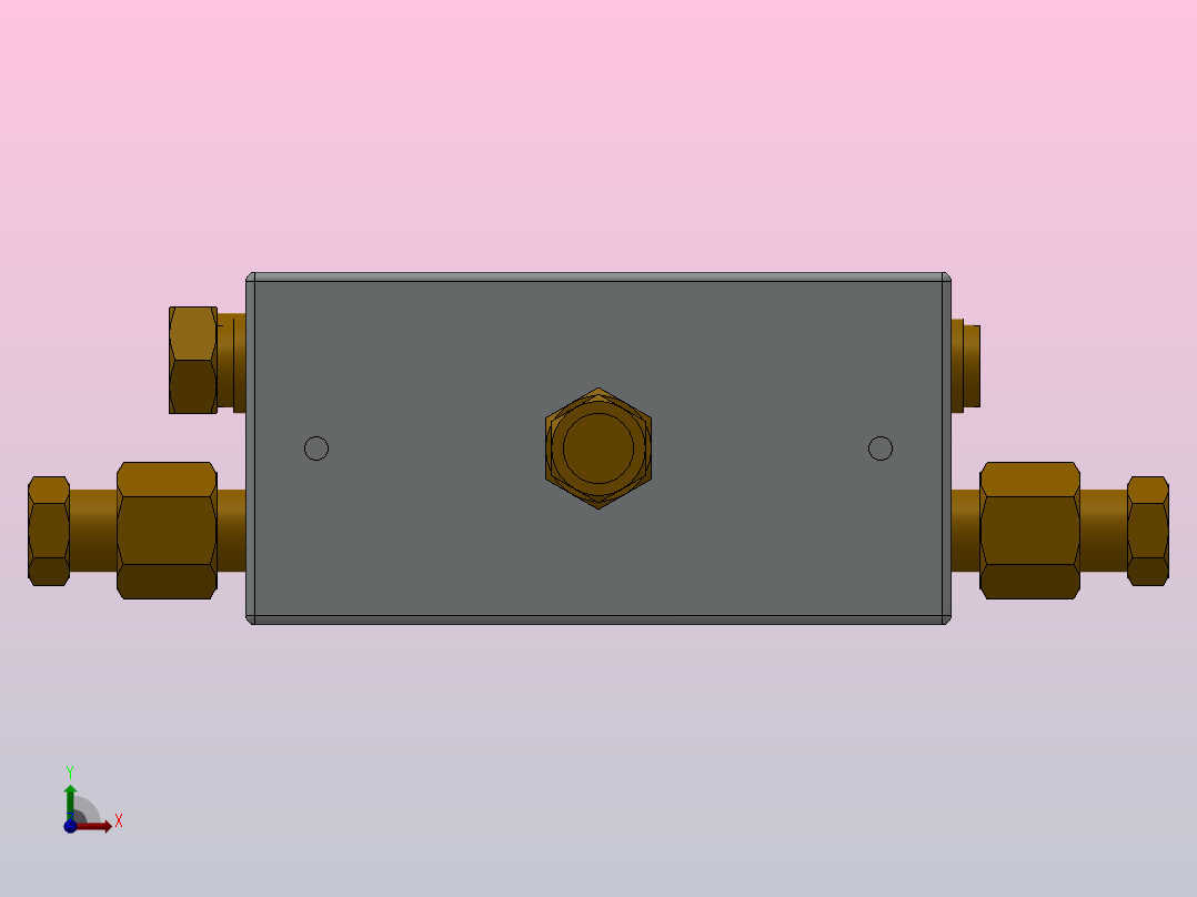 CV型单一循环分配器[CV-12 6 6]前视图