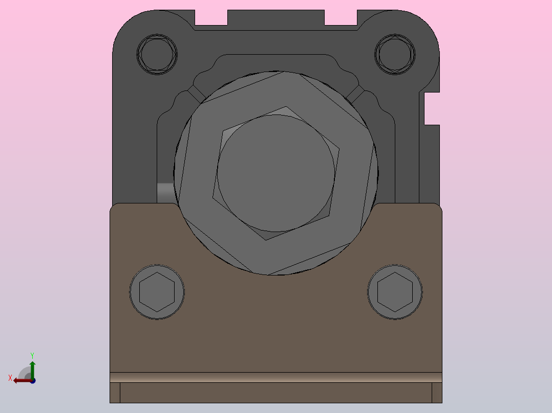 SEJ双轴复动行程可调型气缸SEJ 50×500-50-S后视图