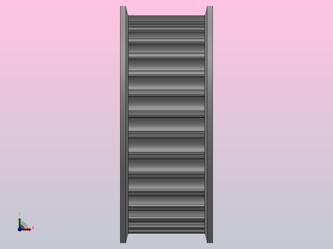 标准型半圆弧形齿同步带轮H8M型_SS8MHC-32-25-dc18-A前视图